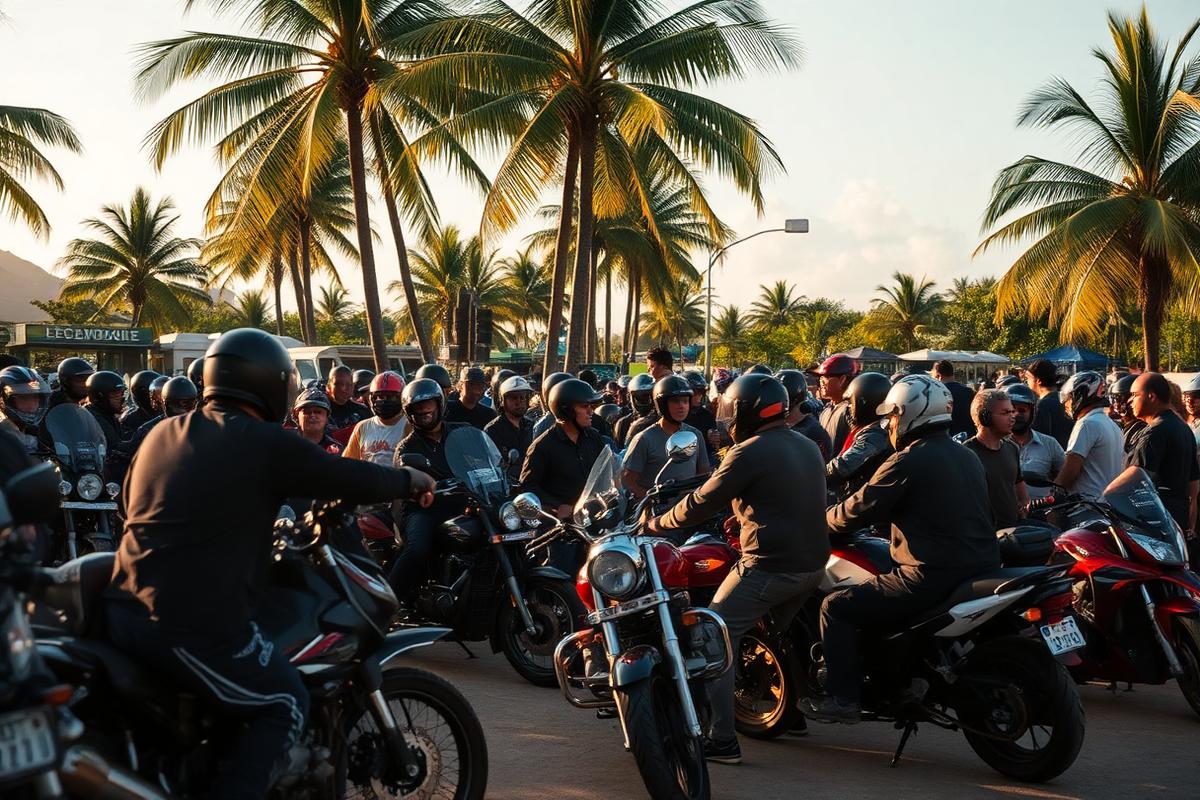 Rassemblement de motards affiliés à la FMF Haute-Corse